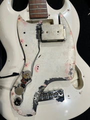Gibson Melody Maker Bass White Refin 1966 - MUSICTONER