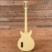 Gibson Custom Shop 1958 Les Paul Junior Double Cut Antique Antique White Murphy Lab Ultra Light Aged - MUSICTONER