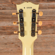 Gibson Custom Shop 1958 Les Paul Junior Double Cut Antique Antique White Murphy Lab Ultra Light Aged - MUSICTONER
