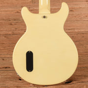 Gibson Custom Shop 1958 Les Paul Junior Double Cut Antique Antique White Murphy Lab Ultra Light Aged - MUSICTONER