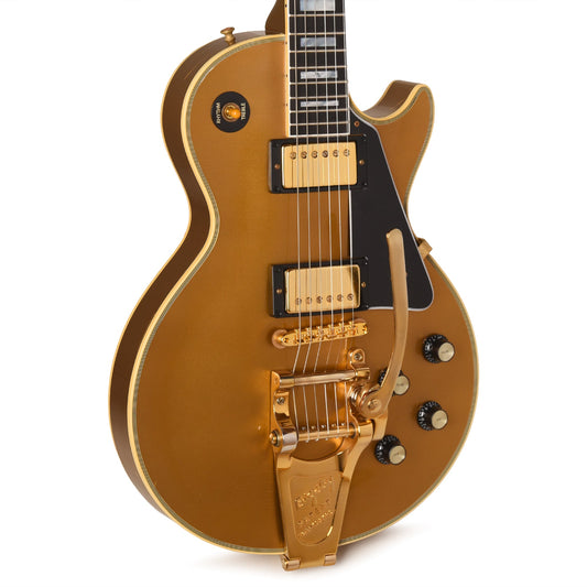 Gibson Custom Shop Limited Run 1968 Les Paul Custom Antique Double Gold Bigsby Murphy Lab Ultra Light Aged w/Bigsby B7…