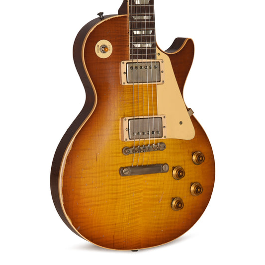Gibson Custom Shop Murphy Lab 1959 Les Paul Standard Reissue Slow Iced Tea Fade Heavy Aged - MUSICTONER