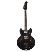 Gibson Custom Shop Murphy Lab 1964 Trini Lopez Standard Reissue Ebony Ultra Light Aged - MUSICTONER