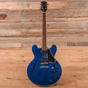 Gibson ES-335 Dot Figured Beale Street Blue 2008 - MUSICTONER