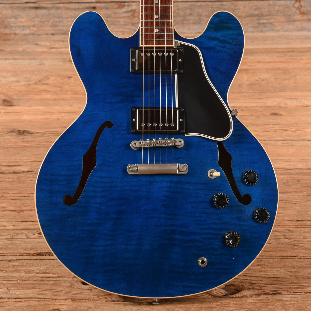 Gibson ES-335 Dot Figured Beale Street Blue 2008 - MUSICTONER