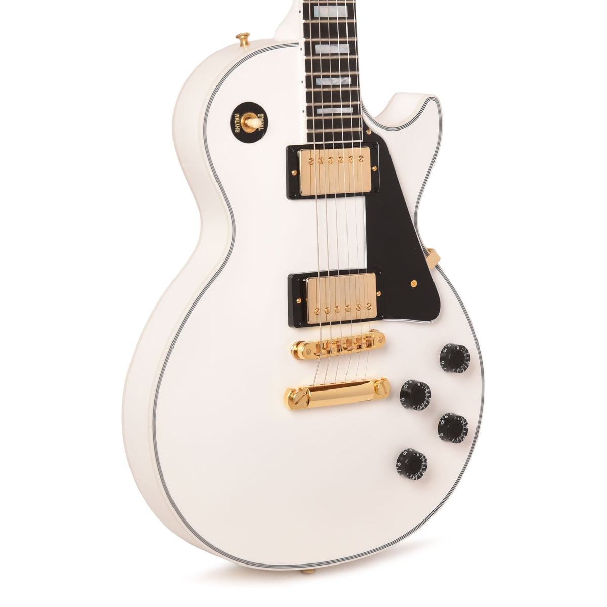 Gibson Custom Shop Les Paul Custom Alpine White Gloss - MUSICTONER