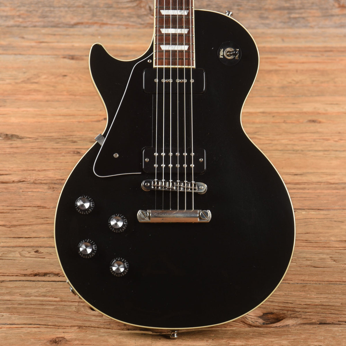 Gibson Les Paul Classic P90 Black 2018 LEFTY - MUSICTONER
