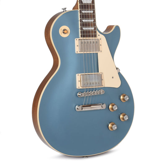 Gibson Original Les Paul Standard '60s Plain Top Pelham Blue Top - MUSICTONER