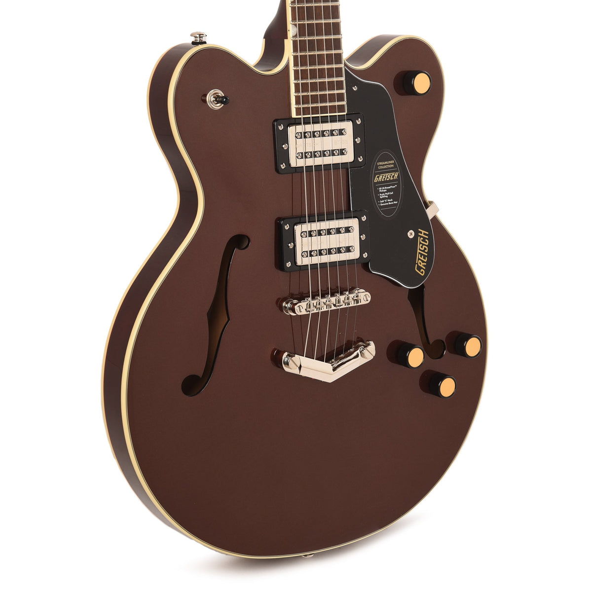 Gretsch Streamliner G2622 Center Block Double-Cut Copper Metallic w/V-Stoptail - MUSICTONER