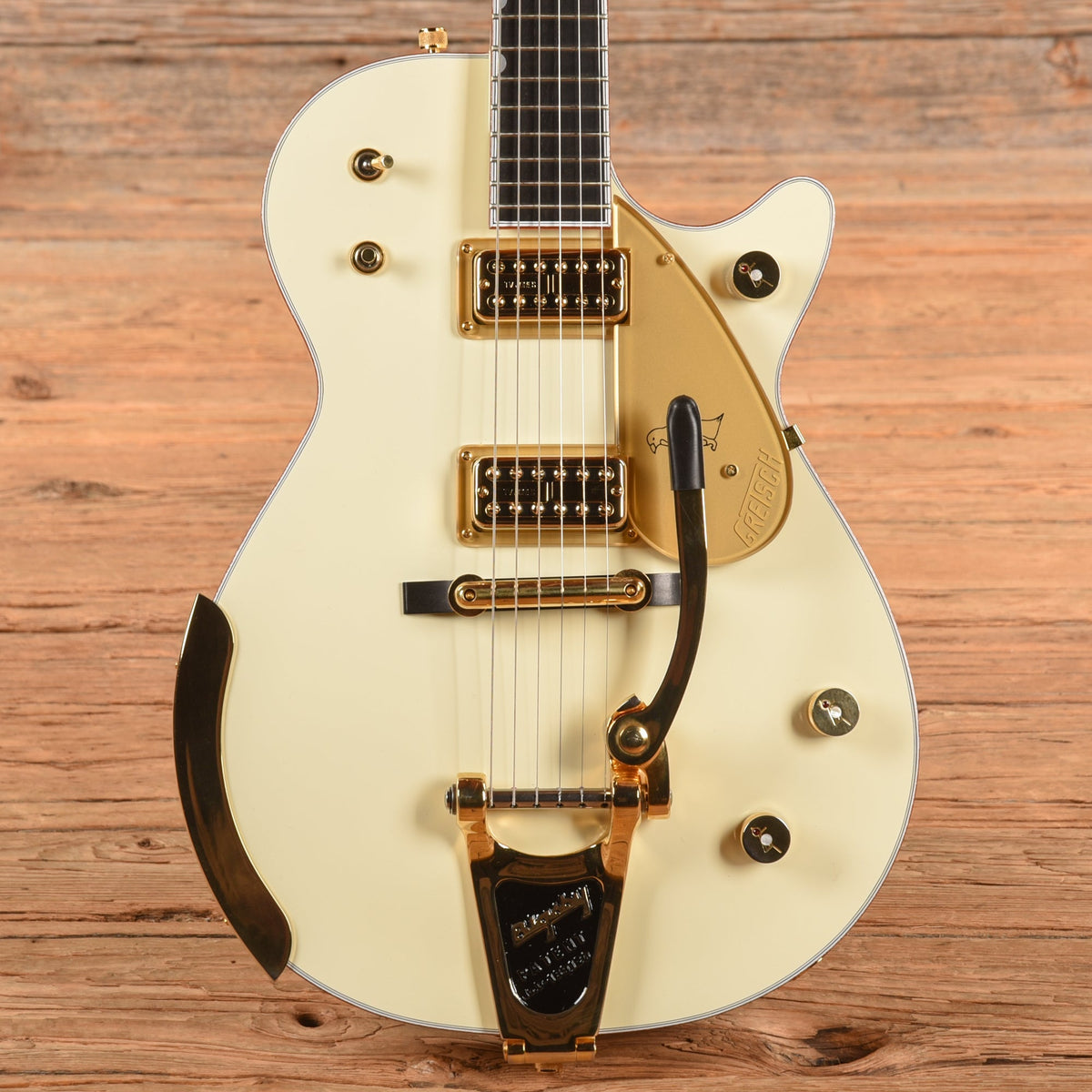 Gretsch G6134T-58 Vintage Select '58 Penguin with Bigsby Vintage White 2024 - MUSICTONER
