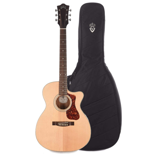 Guild Westerly OM-240CE Archback Orchestra Spruce/Mahogany Natural w/Electronics and Deluxe Acoustic Guitar Gig Bag Bundle…
