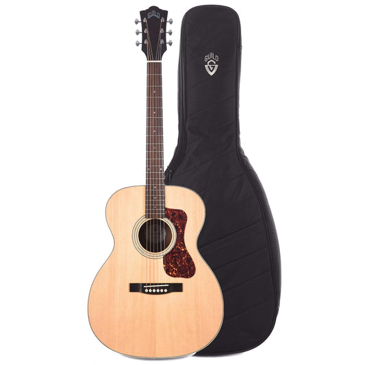 Guild Westerly OM-240E Archback Orchestra Spruce/Mahogany Natural w/Electronics and Deluxe Acoustic Guitar Gig Bag Bundle…