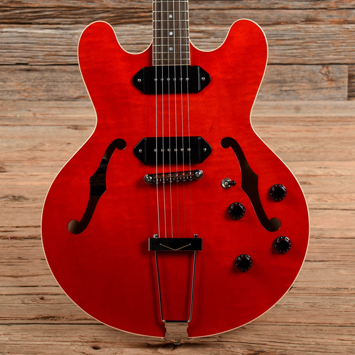 Heritage Standard H-530 Hollow Electric Translucent Cherry - MUSICTONER