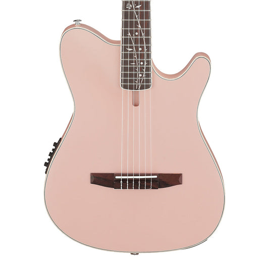 Ibanez TOD10NPAF Tim Henson Signature FRH Acoustic-Electric Guitar Pearl Pink Flat - MUSICTONER