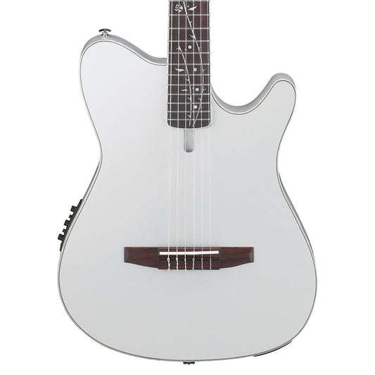 Ibanez TOD10NSMF Tim Henson Signature FRH Acoustic-Electric Guitar Silver Metallic Flat - MUSICTONER
