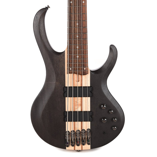 Ibanez BTB605TGF BTB Standard 5-String Electric Bass Transparent Gray Flat - MUSICTONER