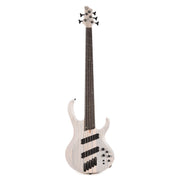 Ibanez BTB865MSTWF BTB Bass Workshop 5-String Electric Bass Multi scale Transparent White Flat - MUSICTONER
