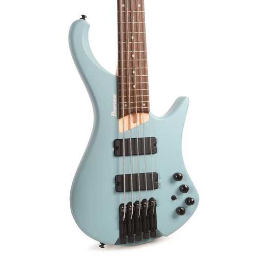 Ibanez EHB605PRM EHB Ergonomic Headless Bass 5-String Purist Blue Matte - MUSICTONER