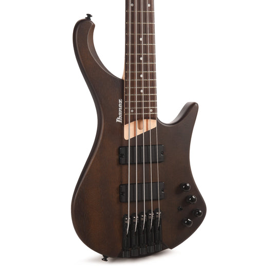 Ibanez EHB605WNF EHB Ergonomic Headless Bass 5-String Walnut Flat - MUSICTONER