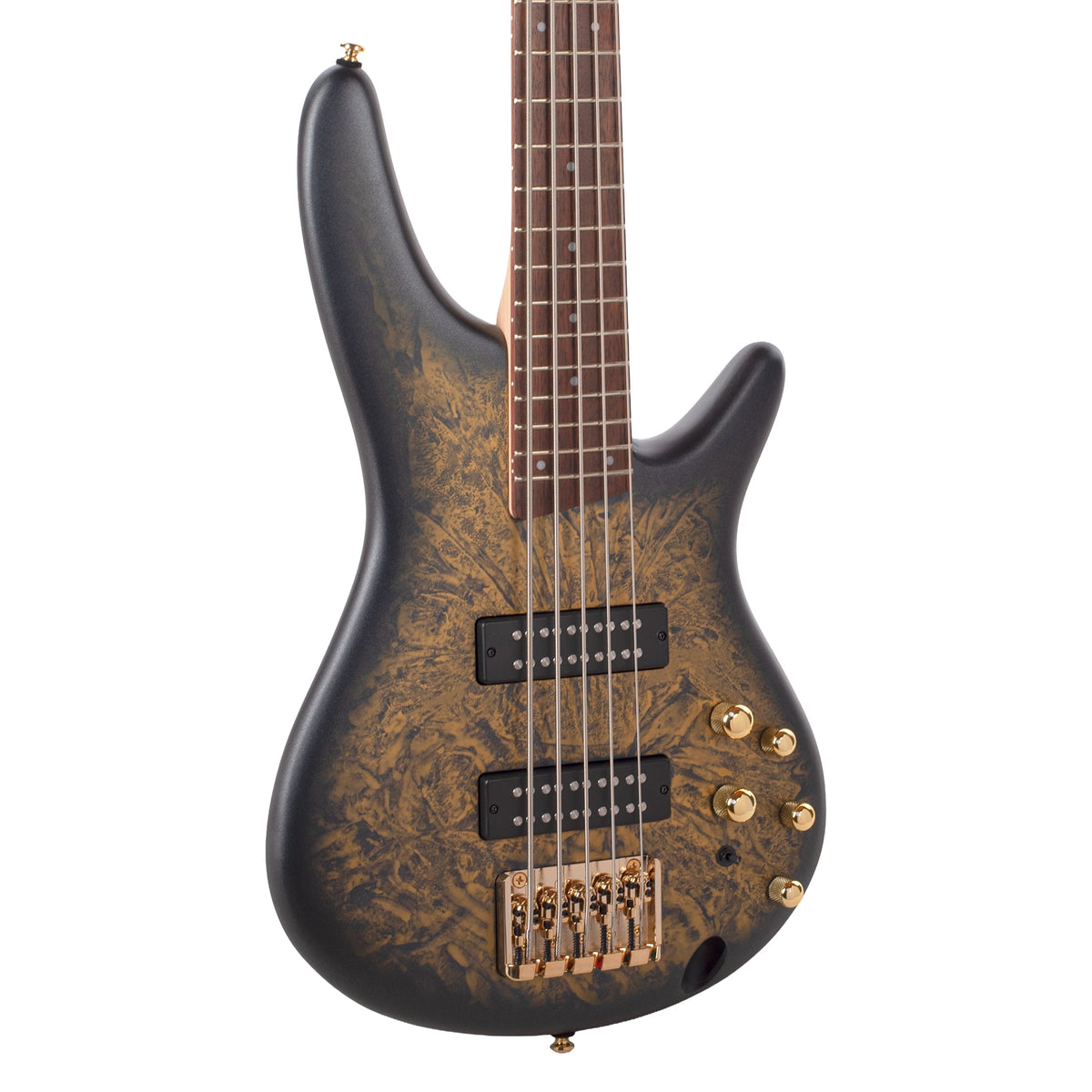 Ibanez SR305EDXFDM SR Standard 5-String Electric Bass Frozen Gold Matte - MUSICTONER