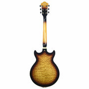Ibanez AM93QM Artcore Expressionist Semi-Hollow Body Antique Yellow Sunburst w/Ibanez Hardshell Case - MUSICTONER
