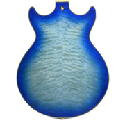 Ibanez AM93QM Artcore Expressionist Semi-Hollow Body Jet Blue Burst w/Ibanez Hardshell Case - MUSICTONER