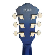 Ibanez AM93QM Artcore Expressionist Semi-Hollow Body Jet Blue Burst w/Ibanez Hardshell Case - MUSICTONER