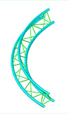 Global Truss TR-C3-90 - 9.84ft. (3.0m) Circle 4 x 90 Degree Arcs