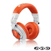 Zomo HD-1200 Professional DJ Headphones - White-Orange
