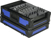 Odyssey FR12MIXBK-BLUE Flight Ready DJ Mixer Case (Black and Blue)
