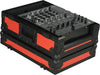 Odyssey FR12MIXBK-RED Flight Ready DJ Mixer Case (Black and Red)