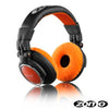 Zomo HD-1200 Professional DJ Headphones - Black-Orange