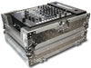 Odyssey FZ12MIXDIA Silver Diamond Plated 12 Wide DJ Mixer Flight Zone Case"