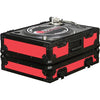 Odyssey FR1200BKRED Flight Ready Series Turntable Case