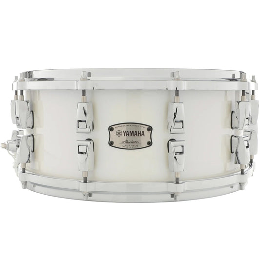 Yamaha Absolute Maple Hybrid 6x14 Snare Drum - Polar White
