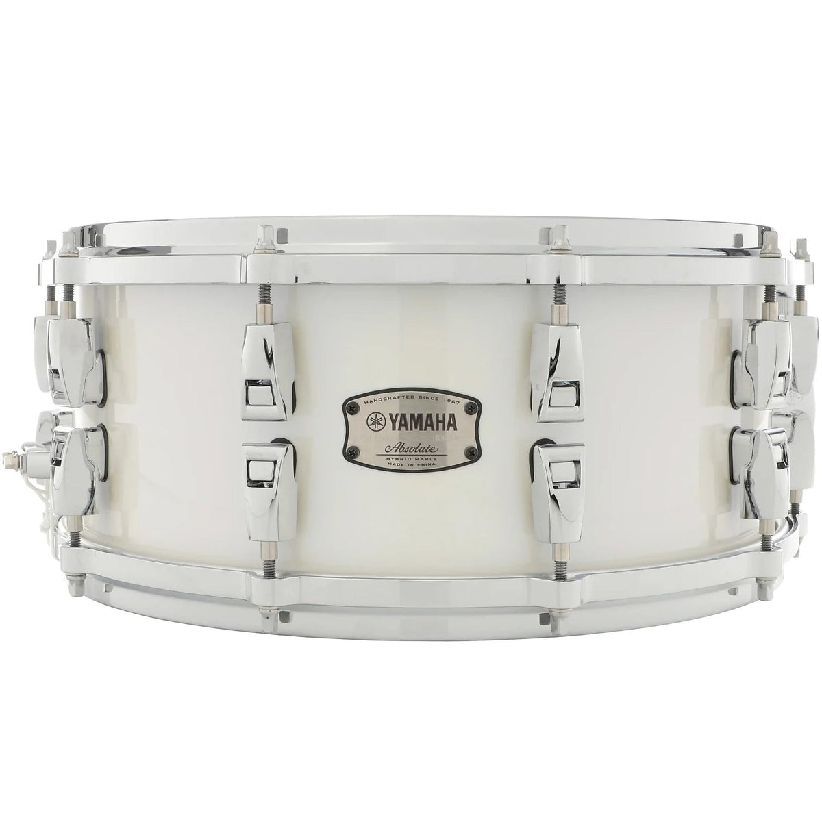 Yamaha Absolute Maple Hybrid 6x14 Snare Drum - Polar White