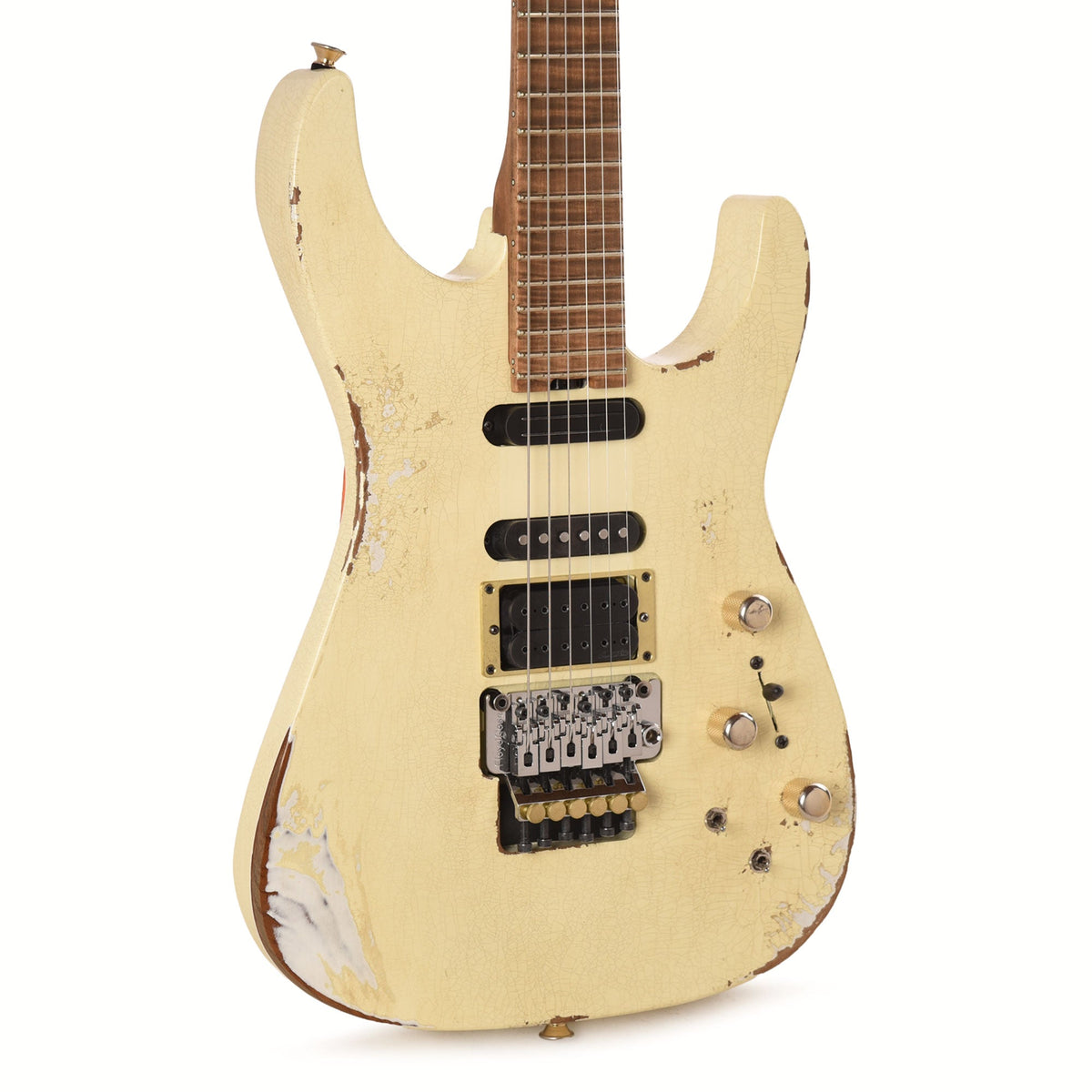 Jackson Custom Shop Special Edition PC1 Phil Collen Nitro Tour Relic Vanilla Shake - MUSICTONER