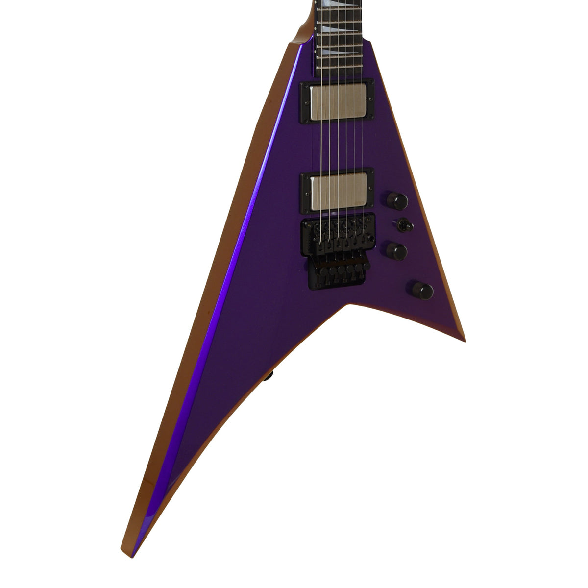 Jackson Custom Shop USA Special Edition Rhoads Blue Red Flip Flop - MUSICTONER