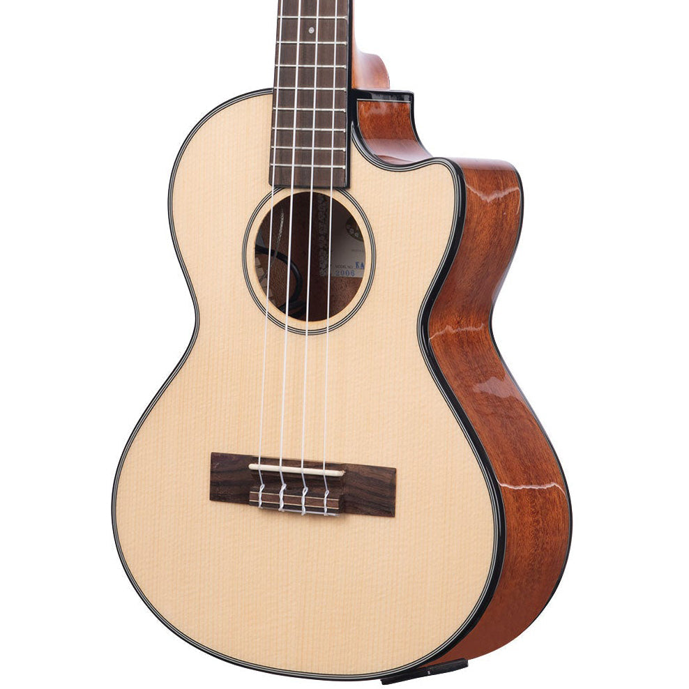 Kala KA-STGE-C All Gloss Solid Spruce Top Tenor Ukulele