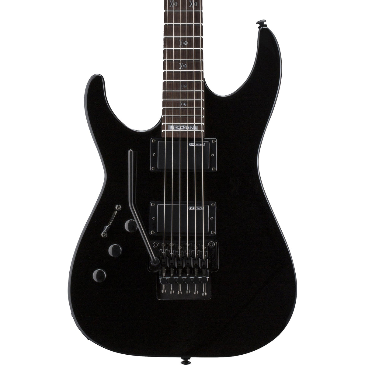 ESP LTD KH-202 Left Handed Kirk Hammet Signature Electric Guitar, Black