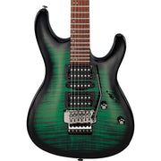 Ibanez KIKOSP3 Kiko Loureiro Signature Electric Guitar, Transparent Emerald Burst