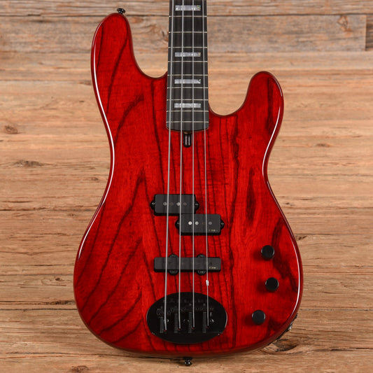Lakland Skyline Series 44-64 Custom Transparent Red 2023 - MUSICTONER
