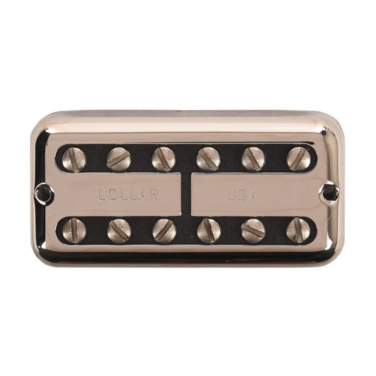 Lollar Lollartron Traditional Vintage Neck Pickup Nickel w/Mount Option A - MUSICTONER