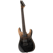 ESP LTD M-1007HT Deluxe M Series 7-String Guitar, Black Fade