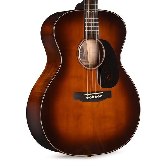 Martin Certified Wood Series GPE Inception Maple Cutaway European Spruce/Flamed Maple Amber Fade Sunburst - MUSICTONER