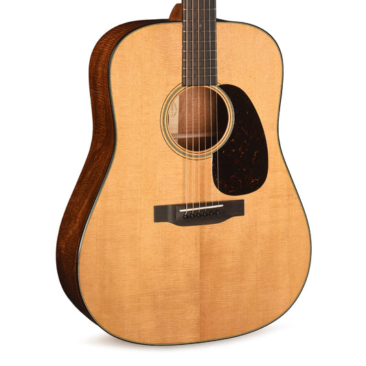 Martin Custom Shop D-18 Style Dreadnought Sitka Spruce VTS/Flamed Mahogany Natural - MUSICTONER
