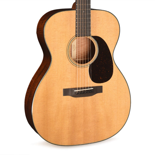 Martin Custom Shop OM-18 Style Auditorium Sitka Spruce VTS/Flamed Mahogany Natural - MUSICTONER