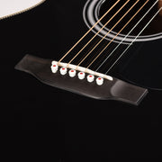 Martin Custom Shop OM-28 Style Auditorium Adirondack Spruce VTS/Wild Grain East Indian Rosewood Black Top - MUSICTONER
