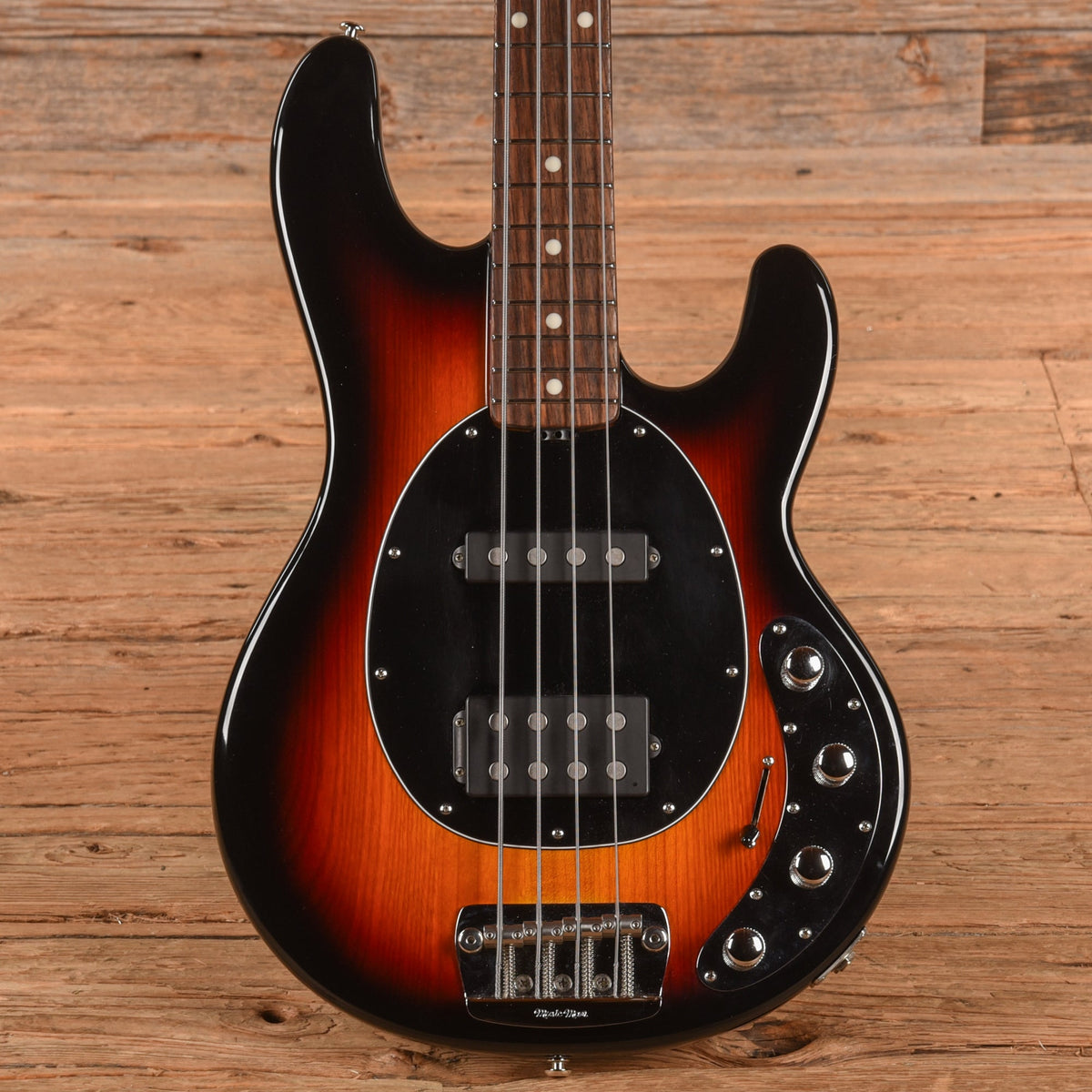 Music Man StingRay 4 HS Neck-Through 3EQ Vintage Sunburst 2018 - MUSICTONER