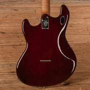 Music Man BFR Baritone StingRay Transparent Oxblood 2024 - MUSICTONER